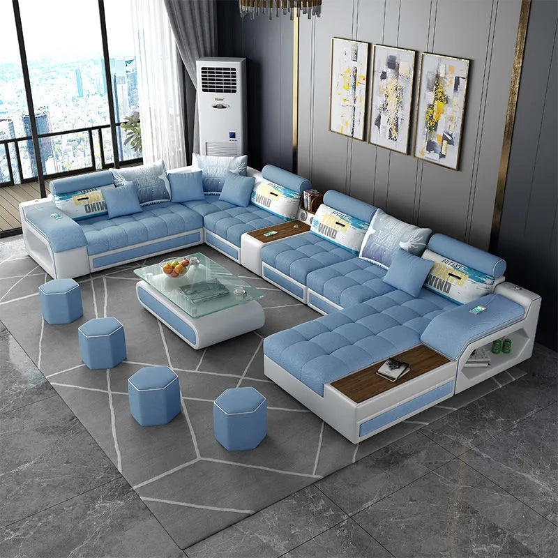 Simple Modern Washable Detachable Fabric Sofa KFL01
