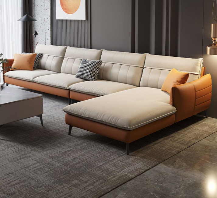 Genuine Leather Sofa FY01