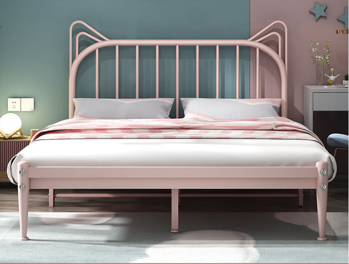 Metal Bed high Cute rabbit head flat tail JRJP03