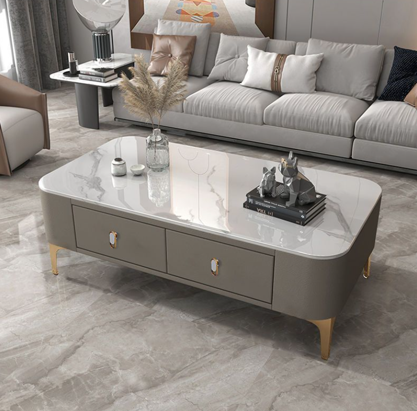 Modern Wood TV Stand+Coffee Table FG01