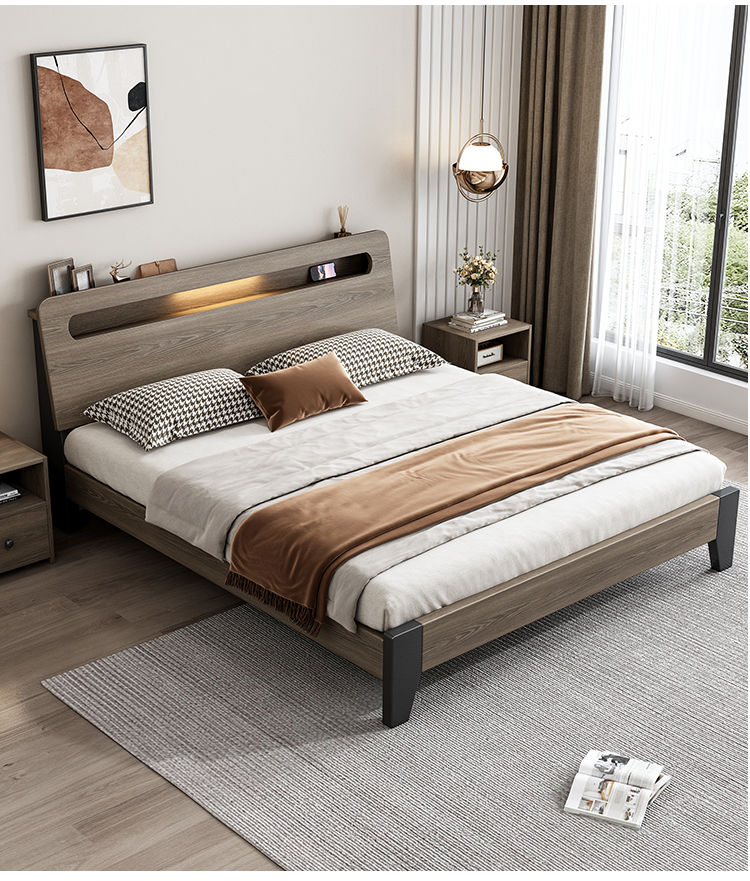 solid wood bed BXL02