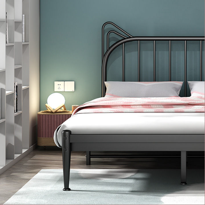 Metal Bed high Cute rabbit head flat tail JRJP03