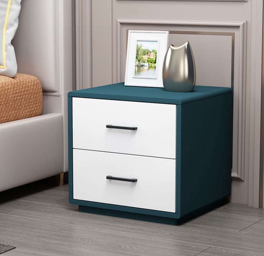 2 drawer MDF Nightstand Bedside Table XD03