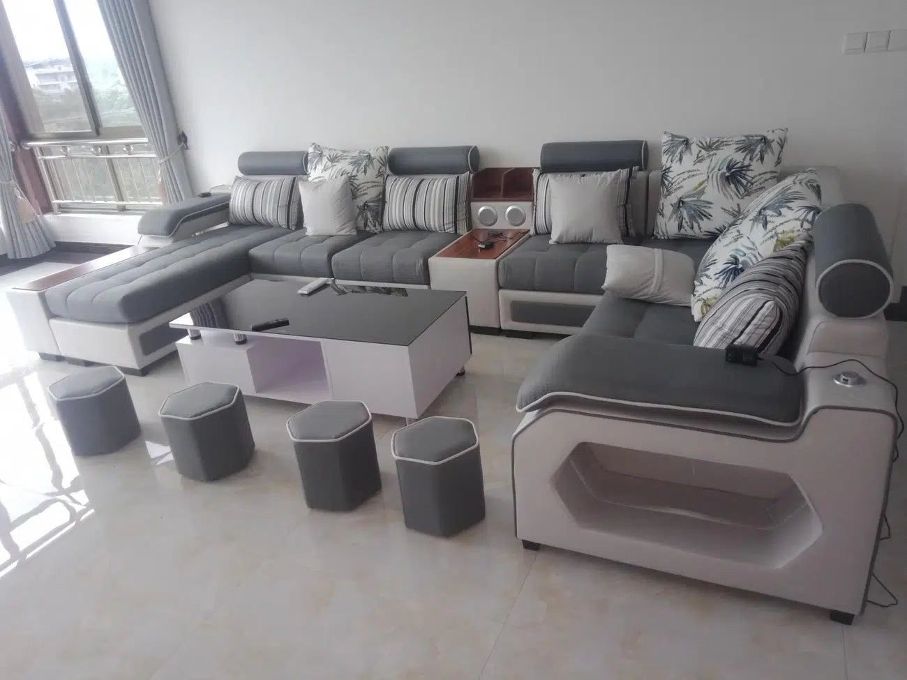 Simple Modern Washable Detachable Fabric Sofa KFL01