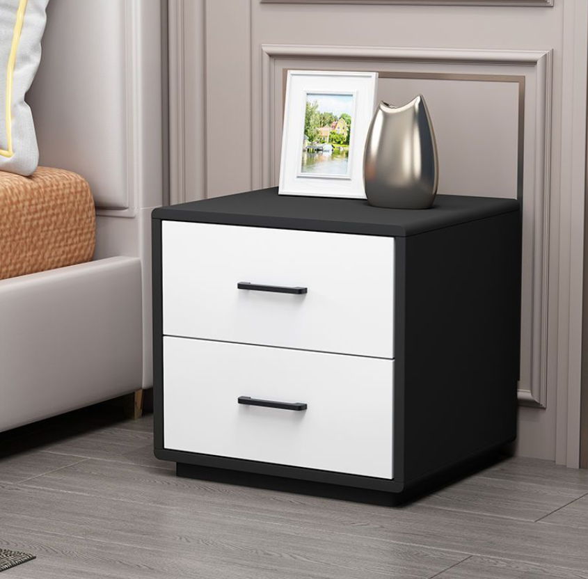 2 drawer MDF Nightstand Bedside Table XD03