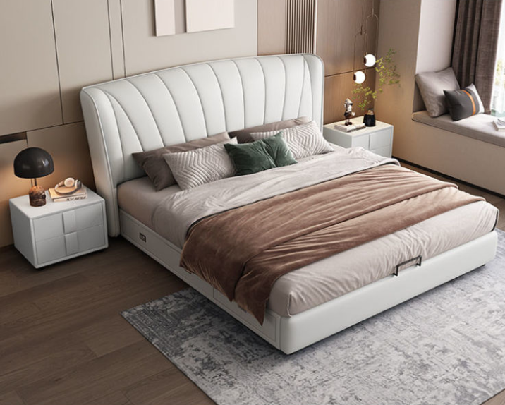 Leather Bed HY07