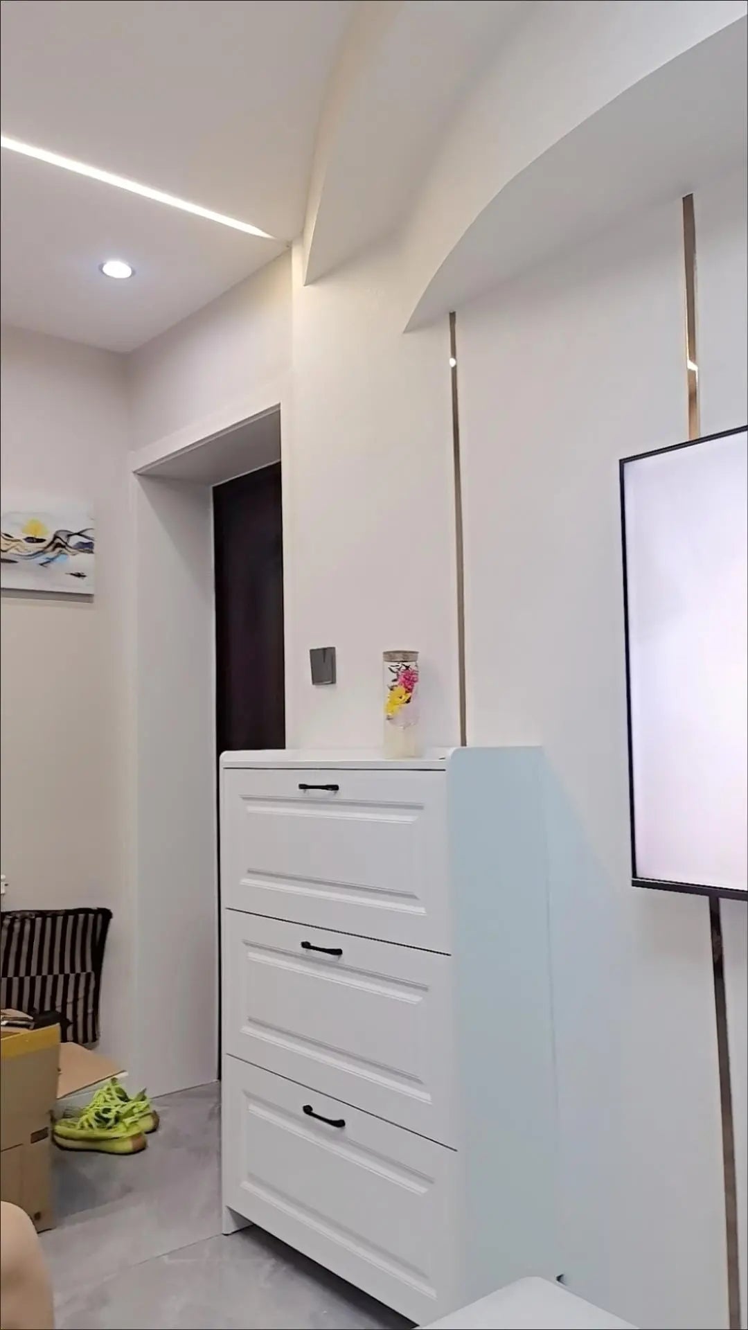 Luxury Shoe Cabinet 120cm height XZN02