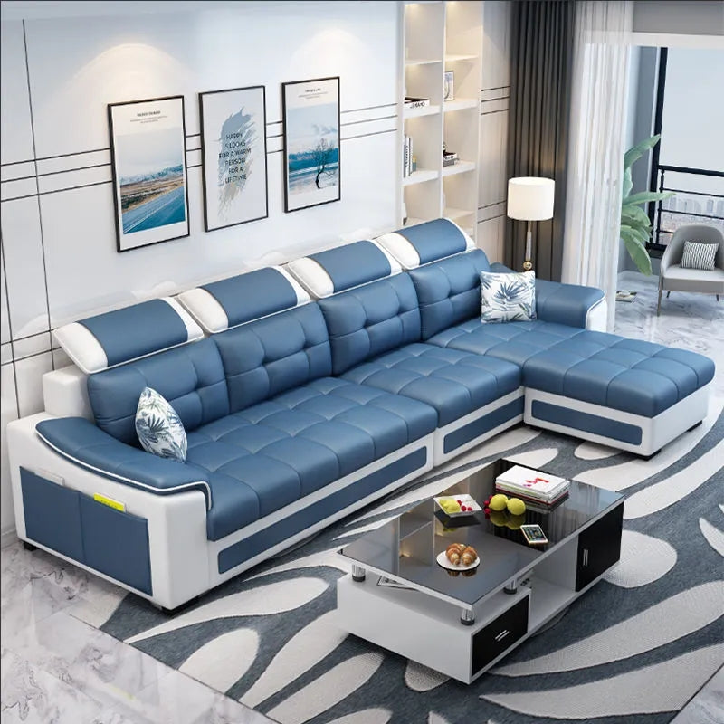 Simple Modern Washable Detachable Fabric Sofa FLA01