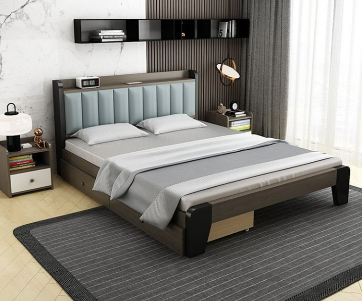 solid wood bed soft