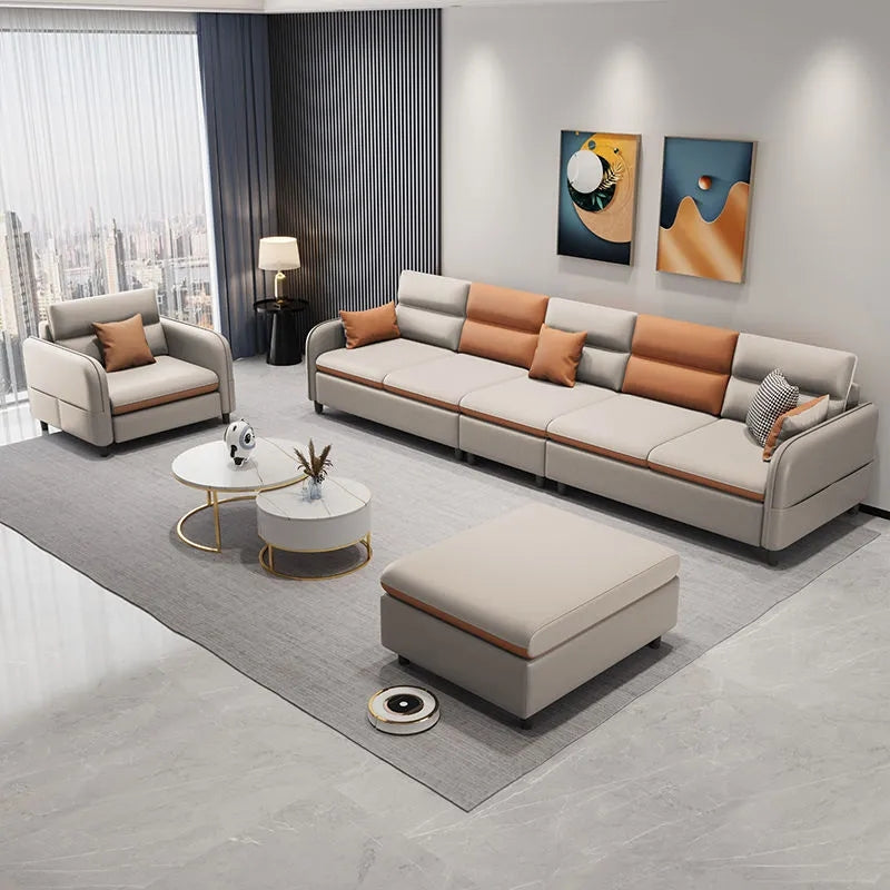Simple Modern Washable Detachable Fabric Sofa ZC01