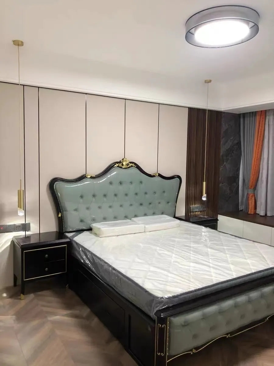 Leather Bed JKH01