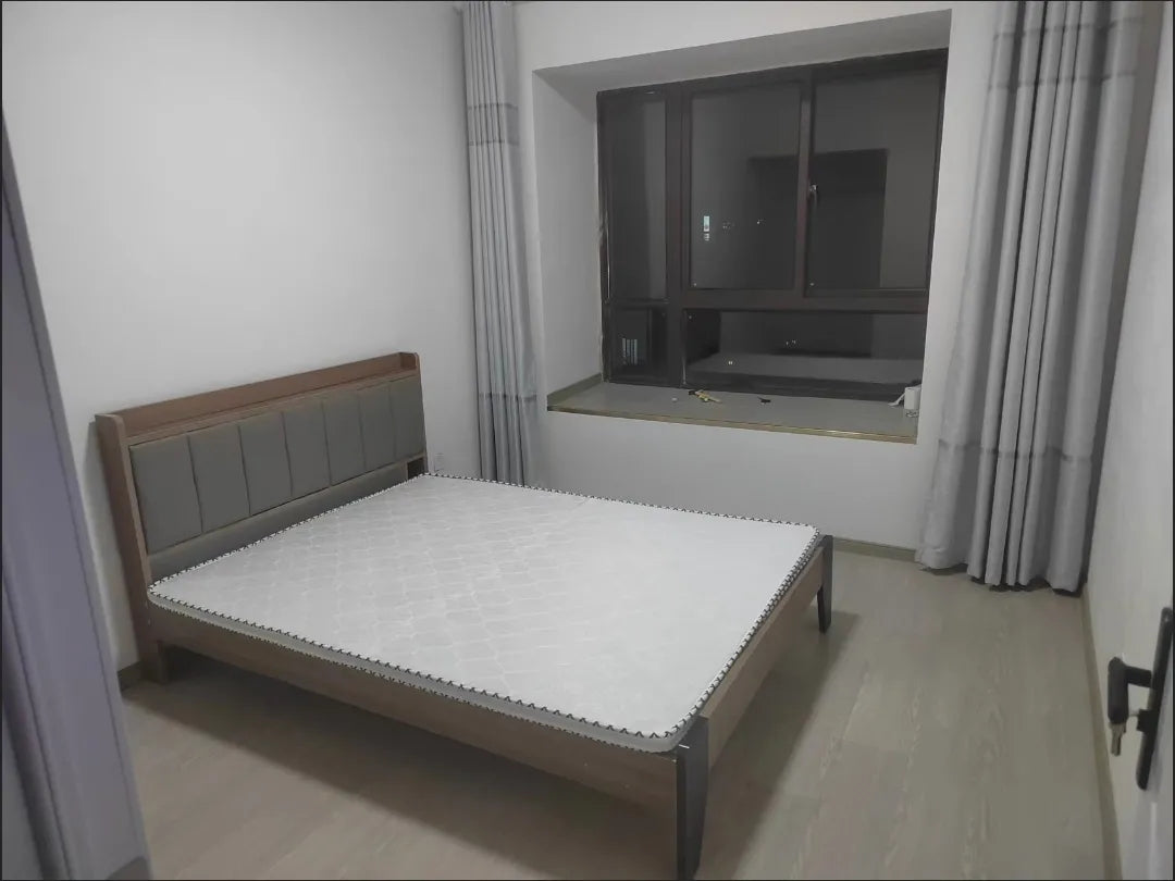 solid wood bed soft