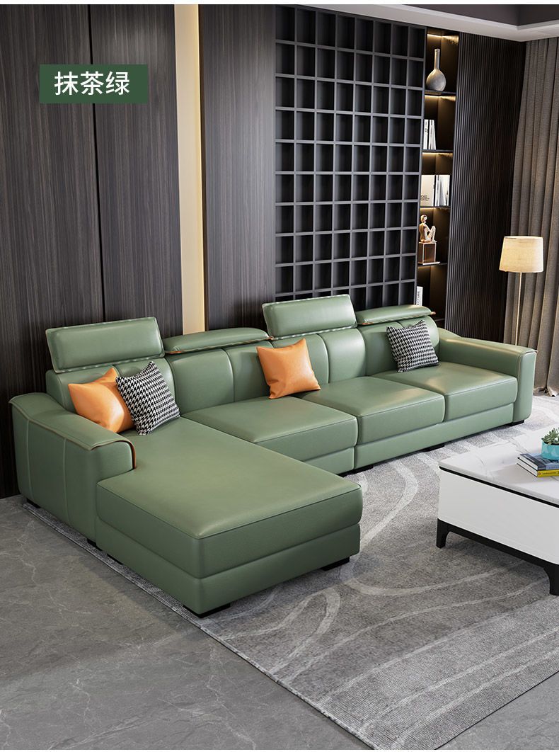 Genuine Leather Sofa FY02
