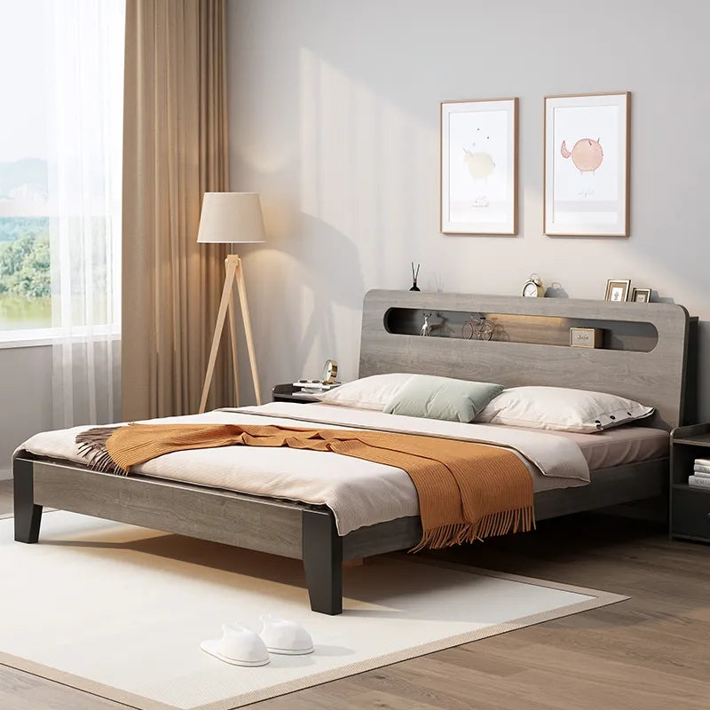 solid wood bed BXL02
