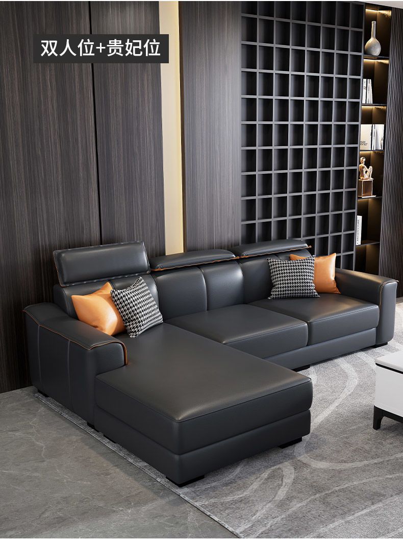 Genuine Leather Sofa FY02