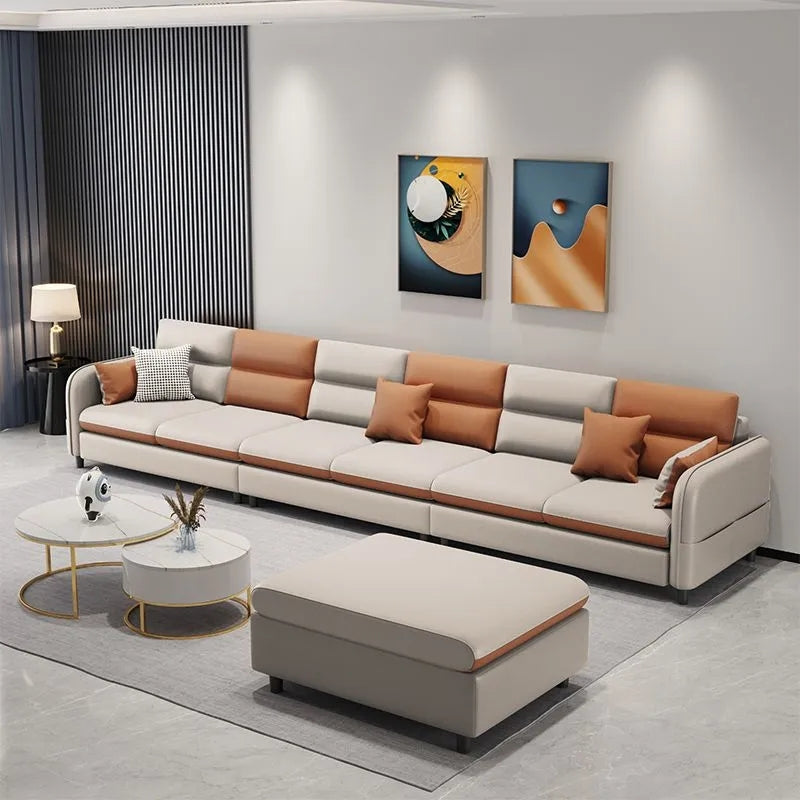 Simple Modern Washable Detachable Fabric Sofa ZC01