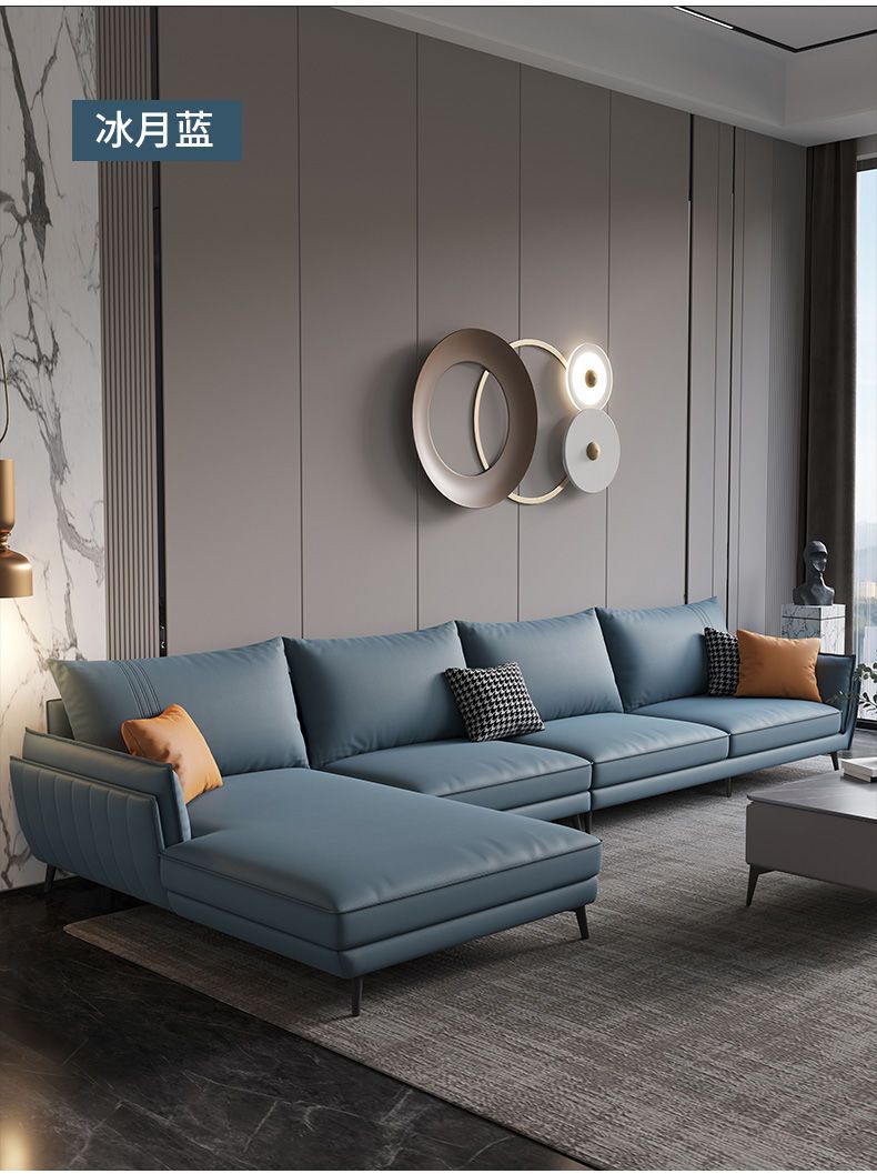 Genuine Leather Sofa FY04