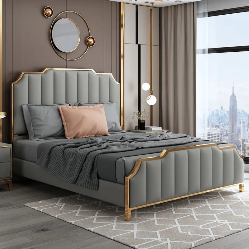 Leather Bed YDHM01
