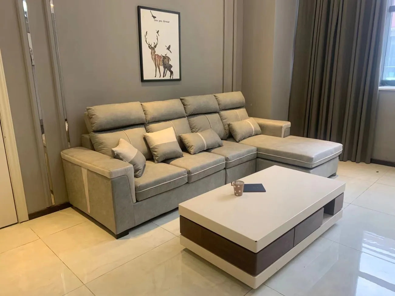Genuine Leather Sofa FY02