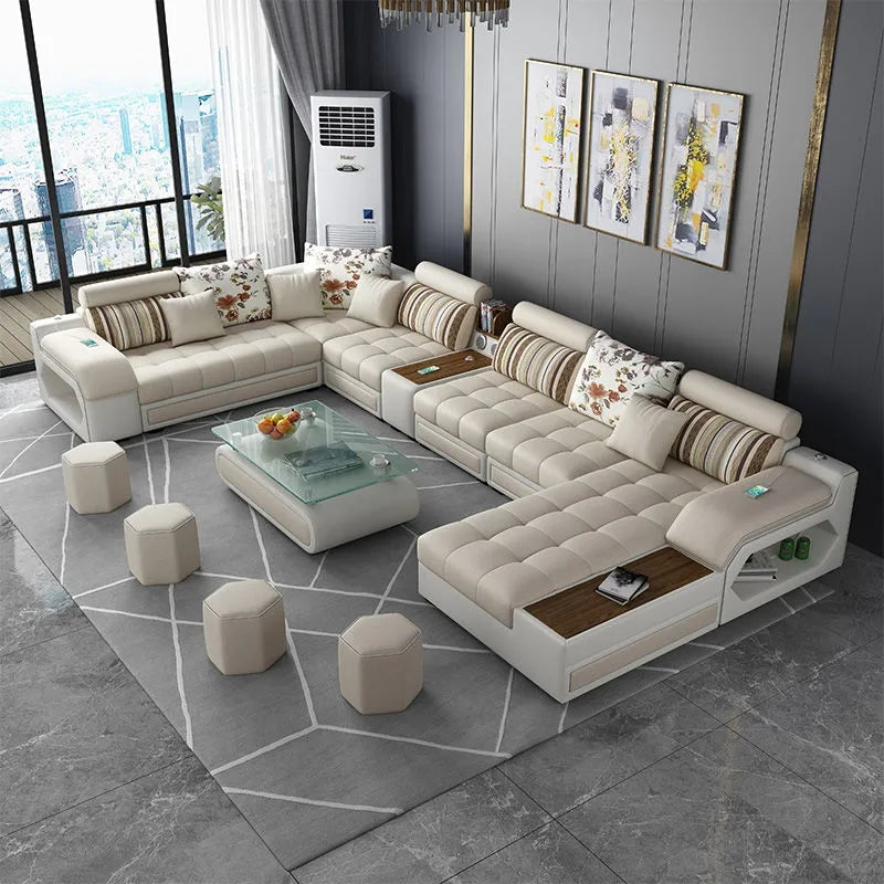 Simple Modern Washable Detachable Fabric Sofa KFL01