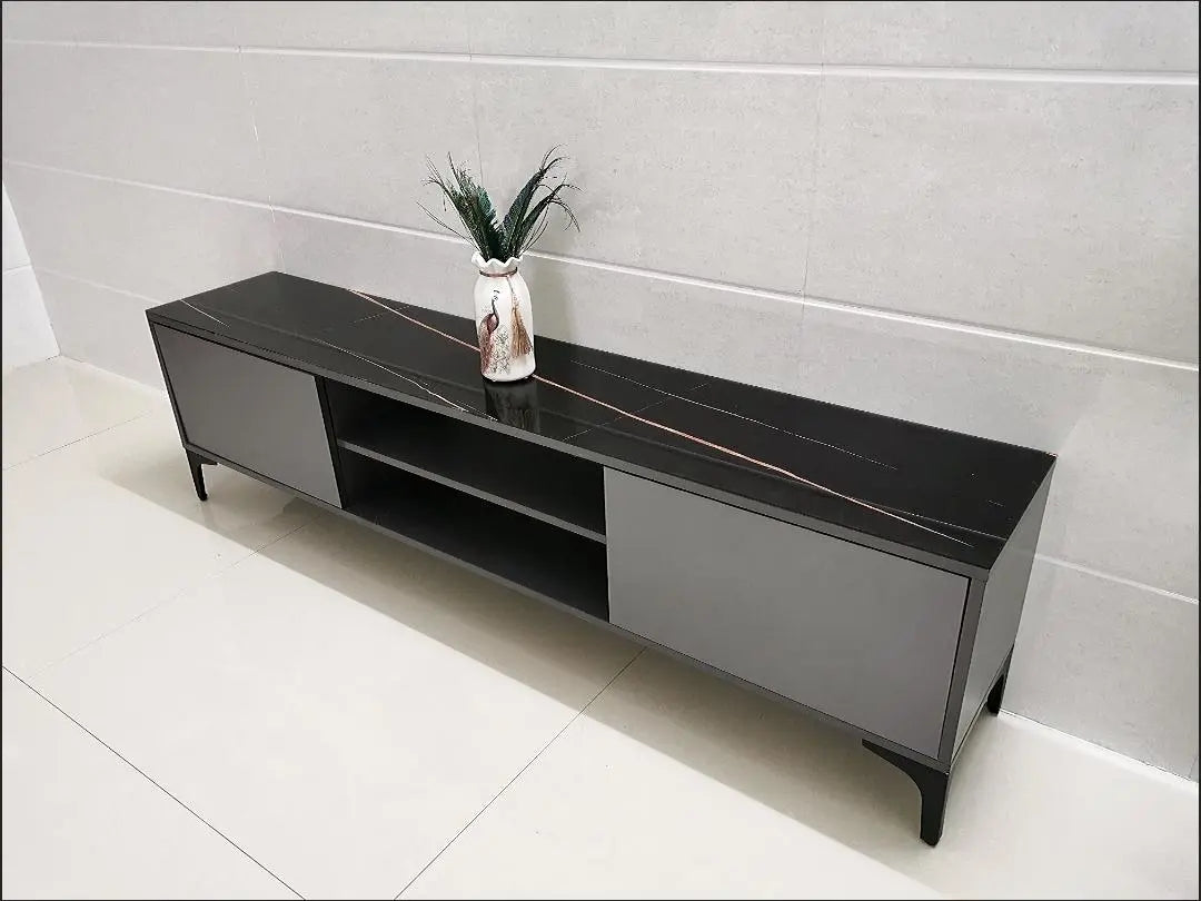 Modern Wood TV Stand+Coffee Table