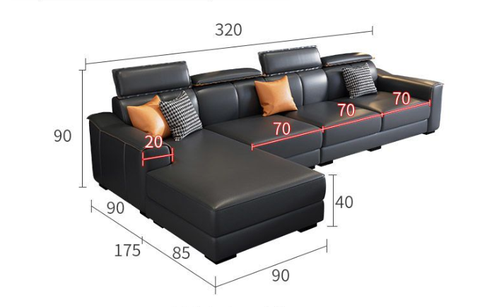 Genuine Leather Sofa FY02
