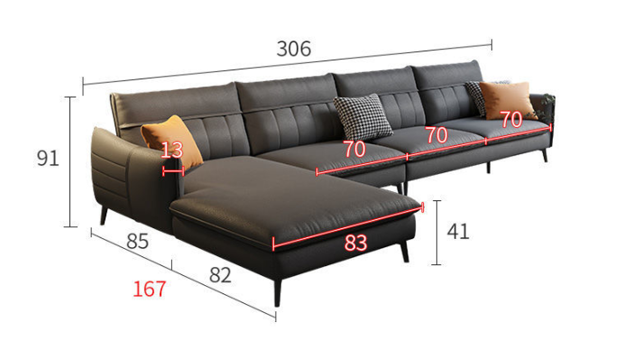 Genuine Leather Sofa FY01